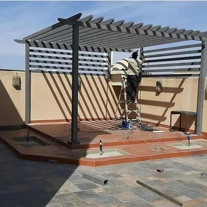 تركيب برجولات حدائق منزلية خشبية في الهفوف الأحساء