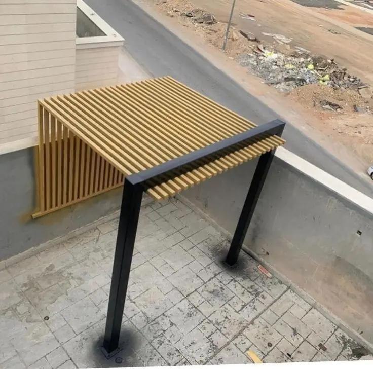 تصميم وتجهيز برجولات خشبية للحدائق في حي الروضة بالأحساء