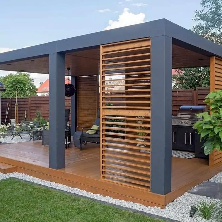 تركيب برجولات استراحات وجلسات قرميد في حي الهفوف