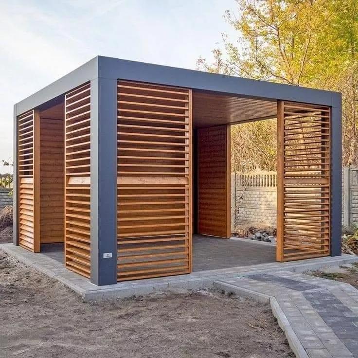 برجولات حديد وخشب وحدائق – تصميم وتركيب