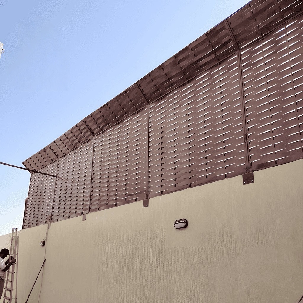 ساتر خشب وقماش مضمون