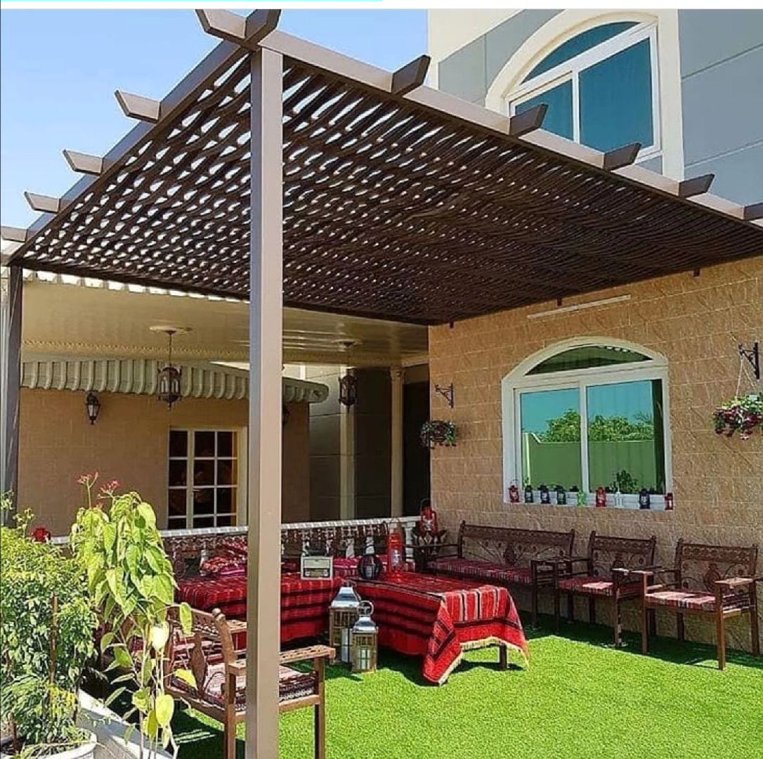 برجولات وسواتر وهناجر في الأحساء الهفوف ضمان وجودة عالية 